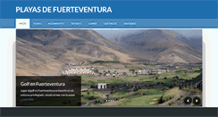 Desktop Screenshot of playasfuerteventura.com